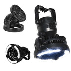 Dual-Purpose Portable Outdoor Fan and Lantern Set, 2-Piece Multi-Functional Tent Lighting and Cooling System for Emergency Preparedness and Camping