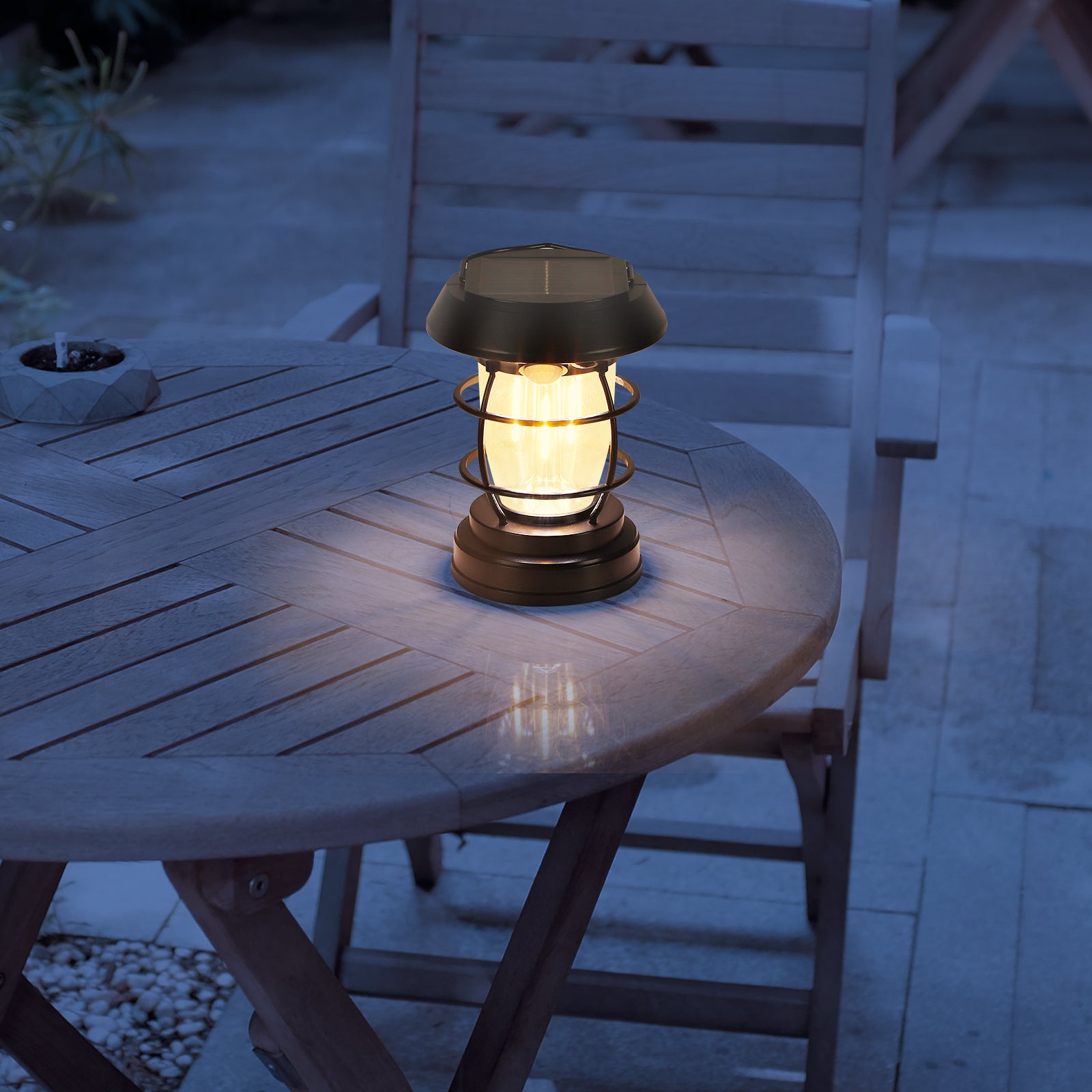 2-Pack Solar Rechargeable Camping Lanterns - Dimmable LED Tent Lights with 3 Modes - Portable Emergency Lighting for Power Outages & Outdoor Adventures