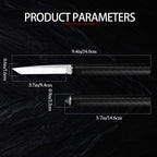 Camping Knife for Outdoor Adventure, Short Tube Knife with Window Breaker, Best for Camping Hunting Fishing Work Survival