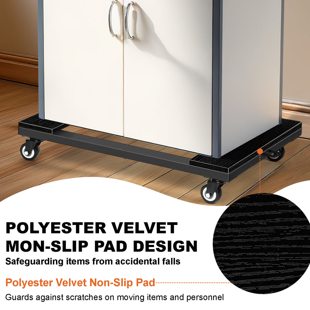 2-Piece Heavy-Duty Furniture Dolly Set with 360Â¡Ã£ Swivel Casters