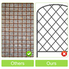 Arched Decorative Garden Fence - Metal Animal Barrier Edging Panels