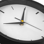 8-Inch Silent Wall Clock - Non-Ticking Modern Battery Operated Small Clock for Bedroom, Kitchen & Office (White),