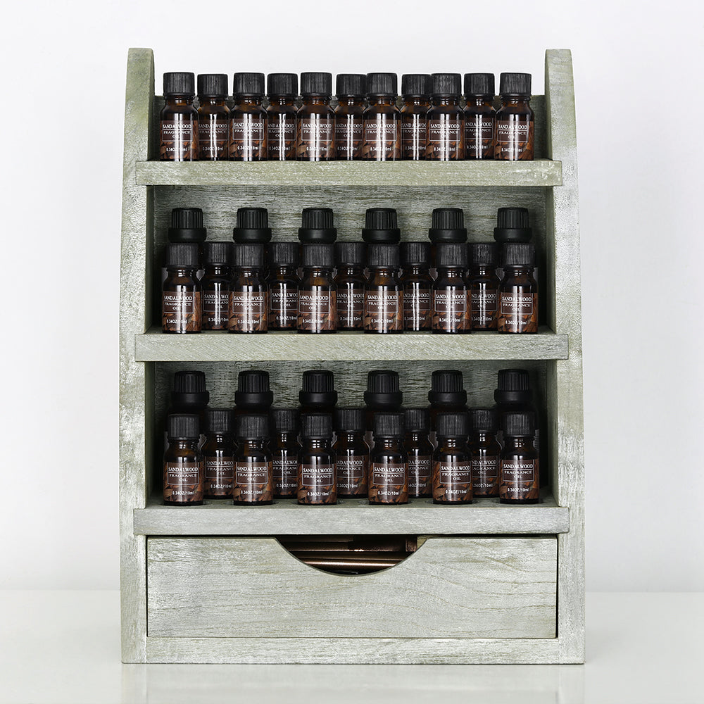 45 Slot Essential Oils Storage Rack Nail Polish Display for 10/15/20/30ml Bottle