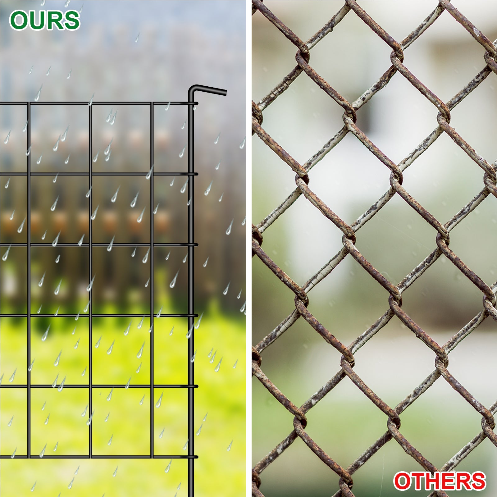 28 pieces garden fence, rust proof metal fence, farmland fence, small animal barrier, animal fence, used for garden decoration, park small animal barrier protection, vegetation protection