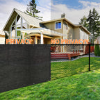 4' x 50' Heavy Duty Privacy Screen Fence - 90% Blockage Mesh Shade Windscreen for Garden & Patio