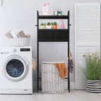 Over The Toilet Storage Cabinet - Freestanding Bathroom Organizer with Drawer