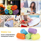 5-Color Cotton Quilting Thread Set - Versatile Sewing Machine Supplies for DIY Crafting Projects