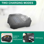 Ultra Bright Solar LED Camping Lantern, Rechargeable Handheld Flashlight & Surround Work Light for Outdoor