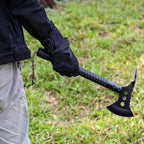 Professional Camping Axe with Multi-Tool Handle, Tactical Black Hatchet for Survival, Wood Chopping, and Outdoor Adventure,