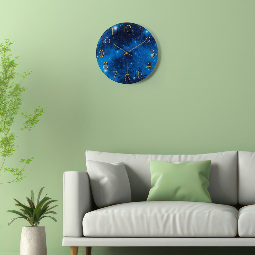 12 Inch Wall Clock, Accurate Decorative Clocks, Silent Non Ticking Easy to Read Wall Clock for Bedroom/Living Room/Kitchen