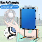 Adjustable Baseball Strike Zone Target, Pitching Practice Target for Kids & Training