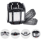 2 Pack LED Garage Lights, 180W Deformable Best Ceiling Shop Lights, 228 LED Lamp Bead Light, 20000LM LED Light 6500K Garage Lighting with 12 Adjustable Panels Bulb for Basement