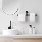 Industrial Dual-Post Pipe Toilet Paper Holder — Wall-Mounted Double Roll Tissue Rack for Bathroom and Kitchen.