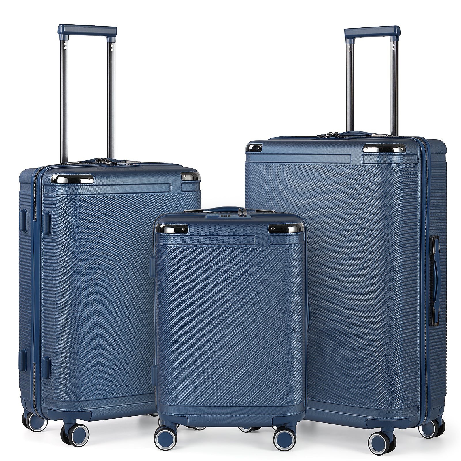 3PCS Luggage Set Suitcase w/TSA Lock Wheel Durable Spinner Hardshell Lightweight