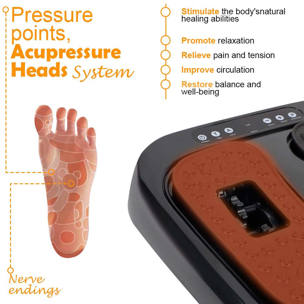 Electric Foot Massager with Heat - Deep Tissue Muscle Relaxation Machine - Portable Foot Hot Compress for Home & Office Use