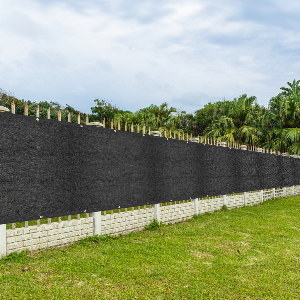 4x25FT Heavy Duty Privacy Fence Screen - 90% Blockage UV-Protection Mesh for Backyard & Balcony