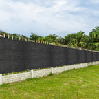 4x25FT Heavy Duty Privacy Fence Screen - 90% Blockage UV-Protection Mesh for Backyard & Balcony
