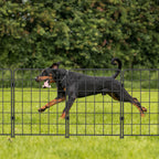 10-Pack Decorative Garden Fence, 24inch H Animal Barrier Metal Wire Fencing for Yard & Flower Beds