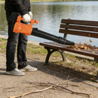 Cordless Leaf Blower, 6-Speed Lightweight Electric Blower with Battery, Handheld Leaf Blower for Clearing Patios, Sidewalks & Lawns