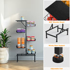 6-Tier Rolling Fruit & Vegetable Trolley for Kitchen & Pantry