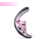 Women Plantar Fasciitis Relief Slide Sandals with Arch Support, Deep Heel Cup Stabilizing Comfort Slippers, Strong Adhesive Fabric Strap Flexible Walking Slides for Summer Travel