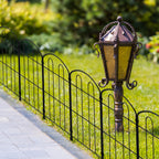 Decorative Garden Fence - Metal Rustproof Wire Border Sections