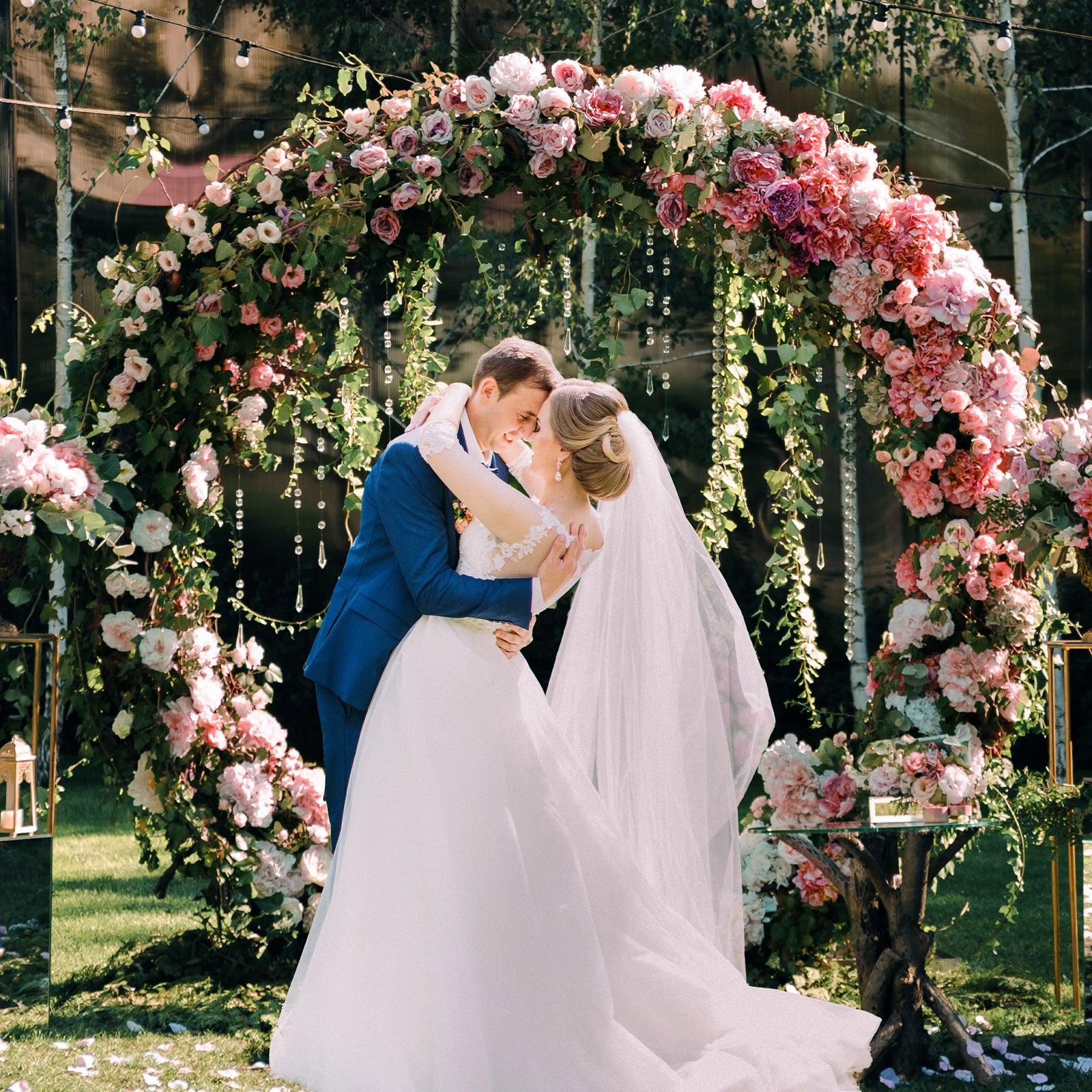 7.2 Feet, Outdoor Garland, Balloon Arch, Metal Round Background Stand, Stable Arch Background Stand, Round Background Stand for Wedding Birthday Party Baby Shower Party Decoration