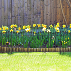 20 Pack Decorative Garden Fence Panels, 24in H x 20ft L Rustproof Metal Animal Barrier, No Dig Outdoor Fence Border for Yard, Patio & Flower Beds