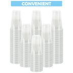100-Pack 32oz/30oz/24oz Clear Disposable Water Cups - Bulk Plastic Cold Drink Cups for Parties, Weddings & Catering