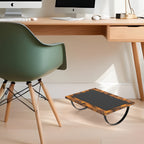 Under Desk Footrest Set with Massage Rollers (2 Pack)