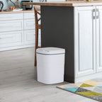 Single-Mode Automatic Motion Sensor Trash Can - Touchless Smart Waste Bin - Battery Operated Compact Garbage Can for Office & Bedroom