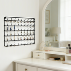 2-Pack 54-Spool Thread Holder Wall Mount - Embroidery Spool Organizer Rack