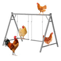 Chicken Perch & Swing Set - Durable Chicken Roosting Bars for Coop Accessories & Activity Play Toys