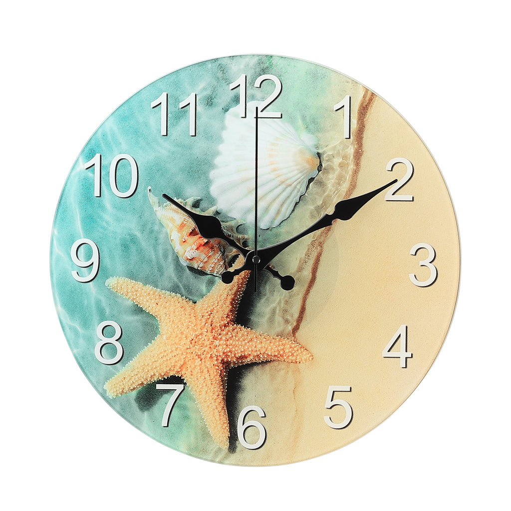 12 Inch Wall Clock, Accurate Decorative Clocks, Silent Non Ticking Easy to Read Wall Clock for Bedroom/Living Room/Kitchen