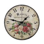 12 Inch Wall Clock, Accurate Decorative Clocks, Silent Non Ticking Easy to Read Wall Clock for Bedroom/Living Room/Kitchen