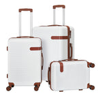 3 Piece Hardshell Luggage Set, Spinner Wheels, Lightweight Suitcase, TSA Locks Fashion Travel Suitcase Trolley Case, 20/24/28 Inches
