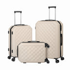3PCS Travel Trolley Case Hardside Spinner Luggage Bag Set Lightweight 20/24/28 inch