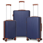 3pcs Hard Shell Luggage Suitcase Set, Carry On Trolley Case With TSA Lock