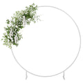 7.2 Feet, Outdoor Garland, Balloon Arch, Metal Round Background Stand, Stable Arch Background Stand, Round Background Stand for Wedding Birthday Party Baby Shower Party Decoration