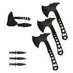 Precision Strike 3-Pack Throwing Axe & Tomahawk Set | 10" Competition-Grade Throwing Hatchets with Integrated Bottle Opener