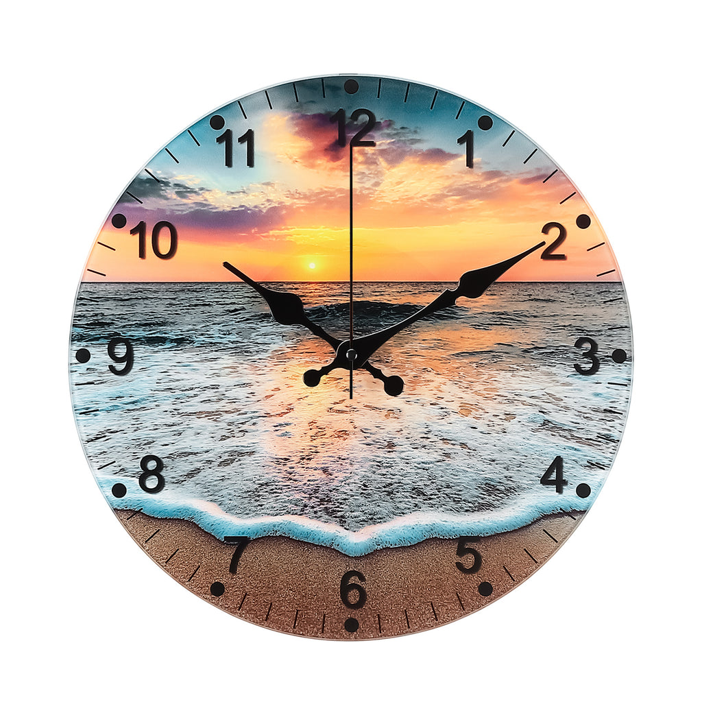 12 Inch Wall Clock, Accurate Decorative Clocks, Silent Non Ticking Easy to Read Wall Clock for Bedroom/Living Room/Kitchen