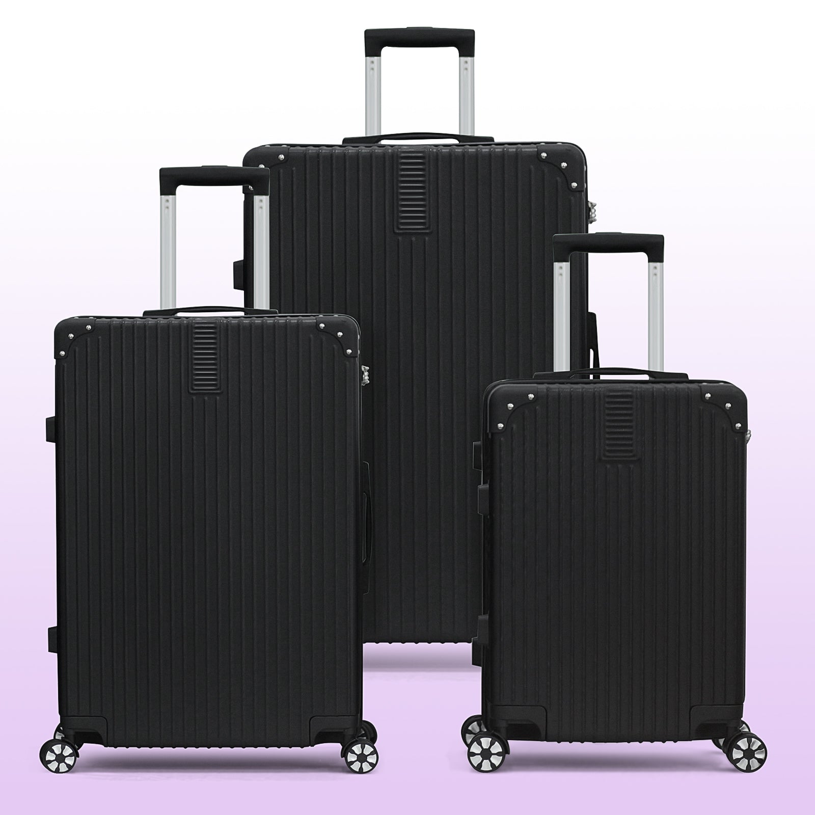 3 Piece Sets Suitcase Luggage set Spinner Carry on