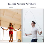 Ropeless Training Jump Rope with Weighted Handles for Fitness and Exercise