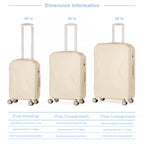 20/24/28in Luggage Set 3pcs Luggage with Wheels Lightweight Travel Suitcase TSA
