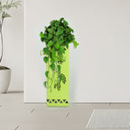 Green Metal Umbrella Stand with Cactus Design, Free-Standing Holder for Entryway with Drip Tray