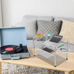 2-Tier Sliding Basket Organizer, Pull-Out Under Sink Storage Drawers for Kitchen & Bathroom