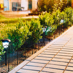 Decorative Garden Fence - Metal Rustproof Wire Border Sections