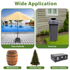 2-Pack Heavy Duty Metal Plant Caddy with 360Â¡Ã£ Wheels