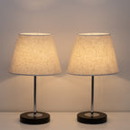 Bedlight, fabric lampshade night decoration light, small night light. Modern desk lamp - bedside table lamp. Used for bedrooms, offices, living rooms, and study rooms.
