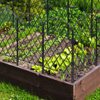 Arched Decorative Garden Fence - Metal Animal Barrier Edging Panels